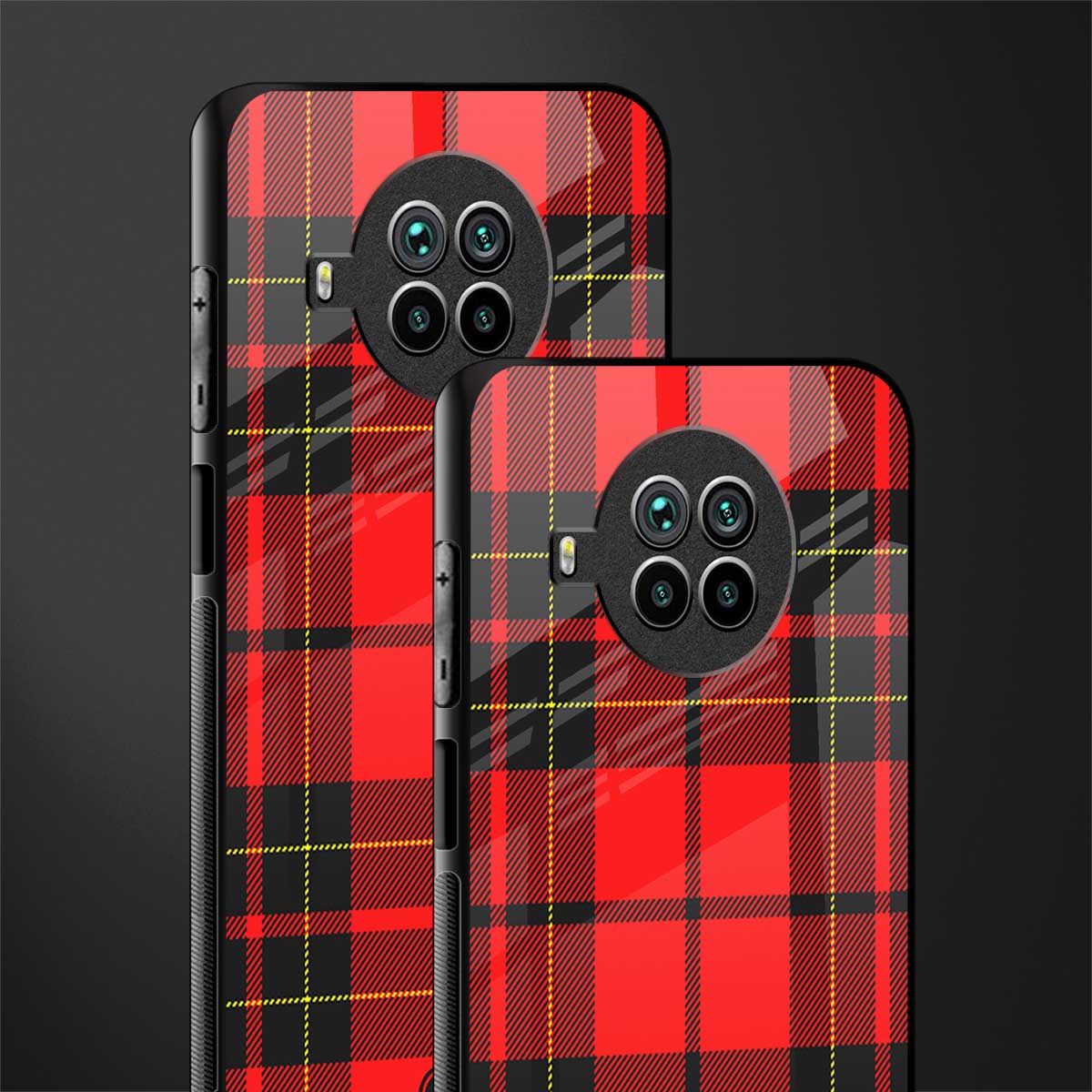 cozy red sweater glass case for mi 10i image-2
