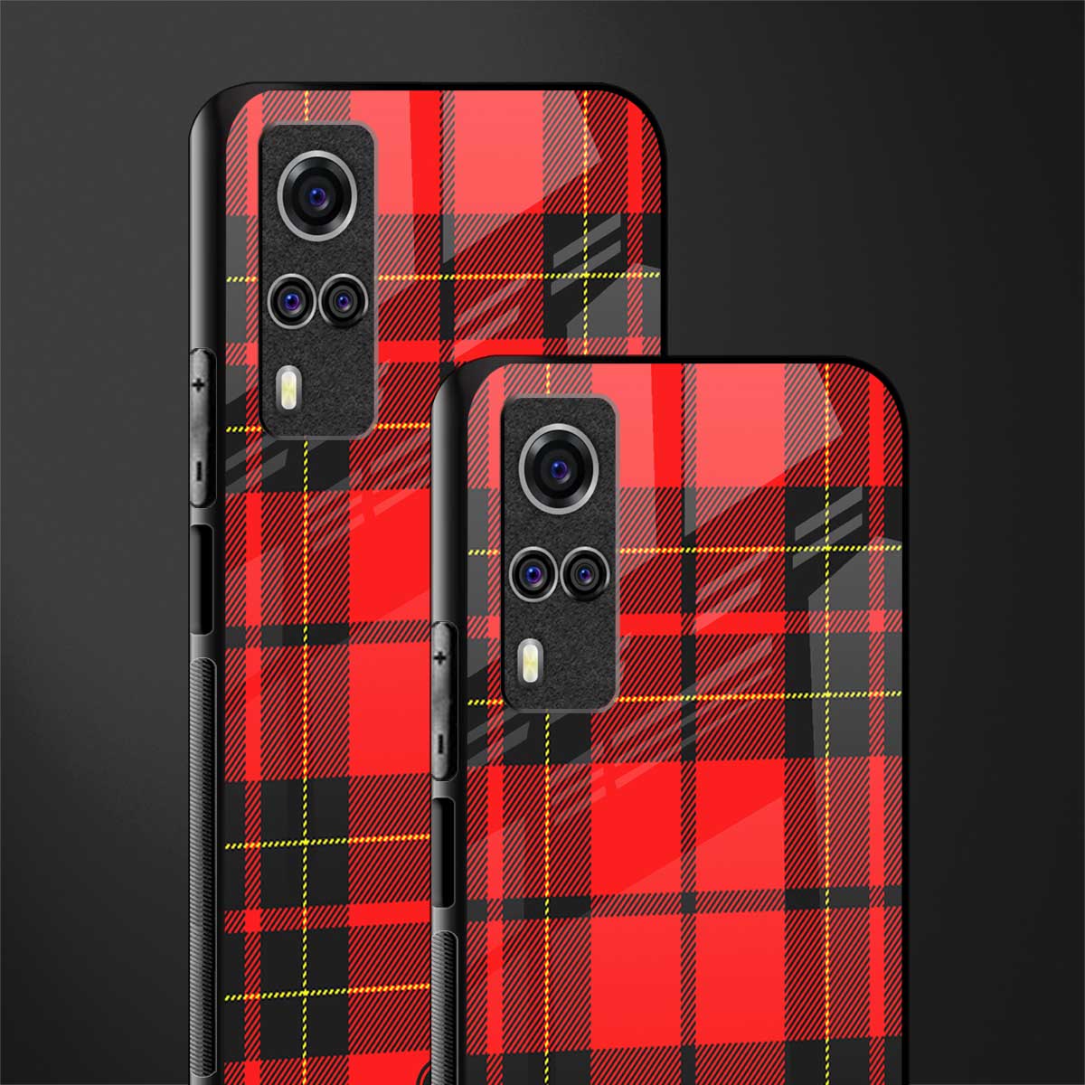 cozy red sweater glass case for vivo y53s image-2