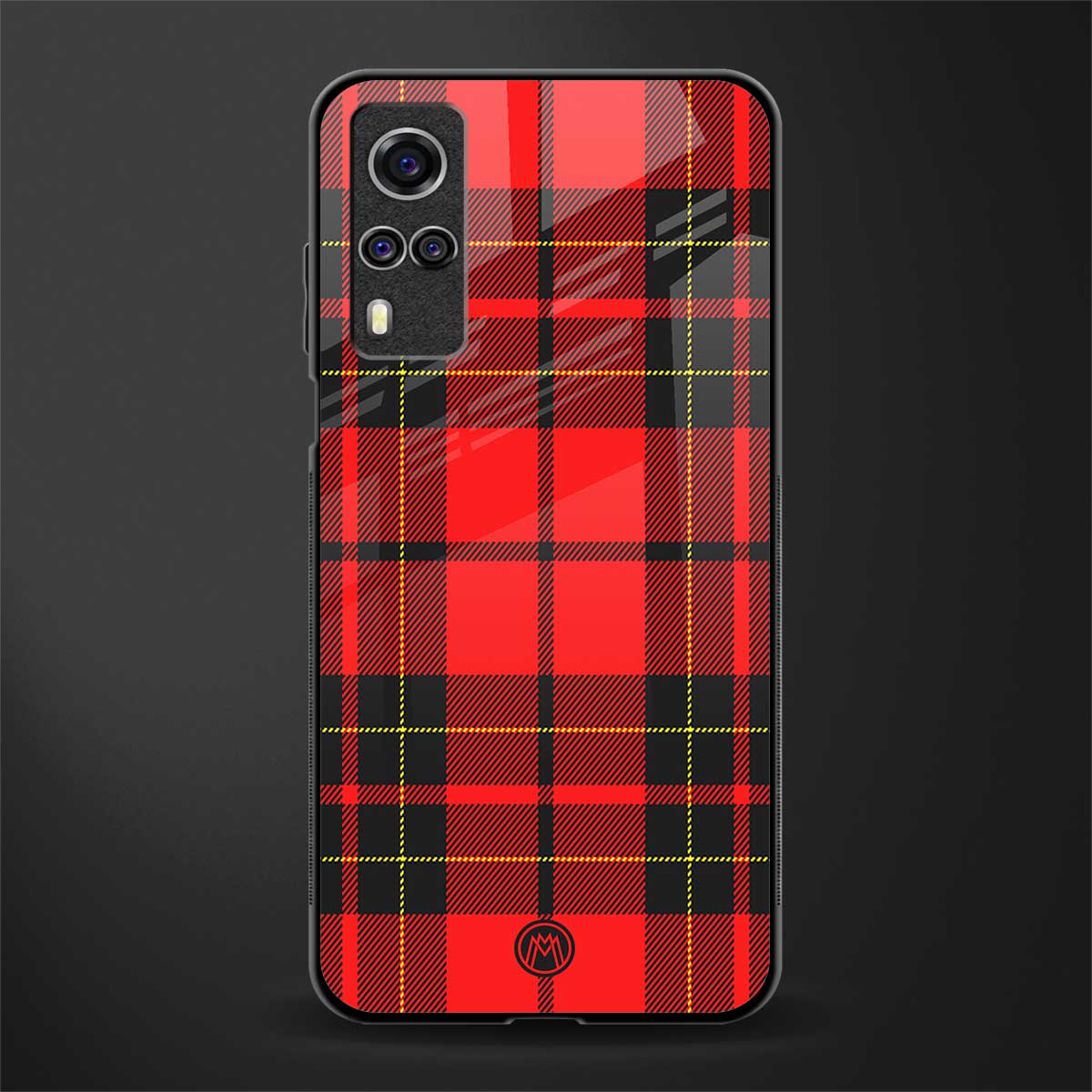 cozy red sweater glass case for vivo y53s image
