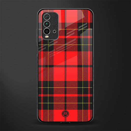 cozy red sweater glass case for redmi 9 power image