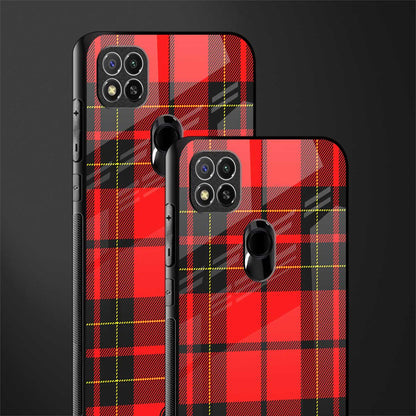 cozy red sweater glass case for poco c31 image-2