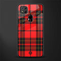 cozy red sweater glass case for redmi 9c image