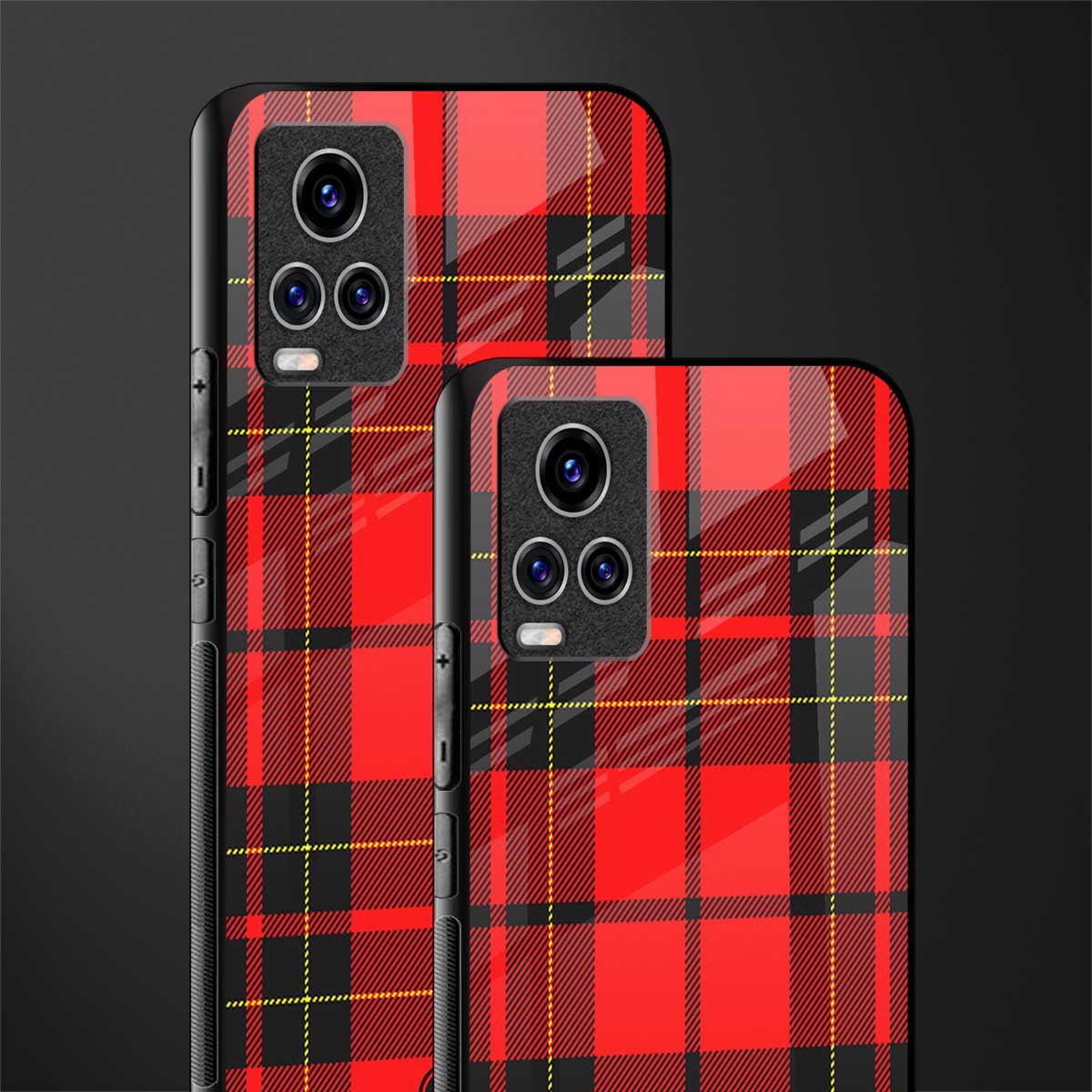 cozy red sweater glass case for vivo v20 pro image-2