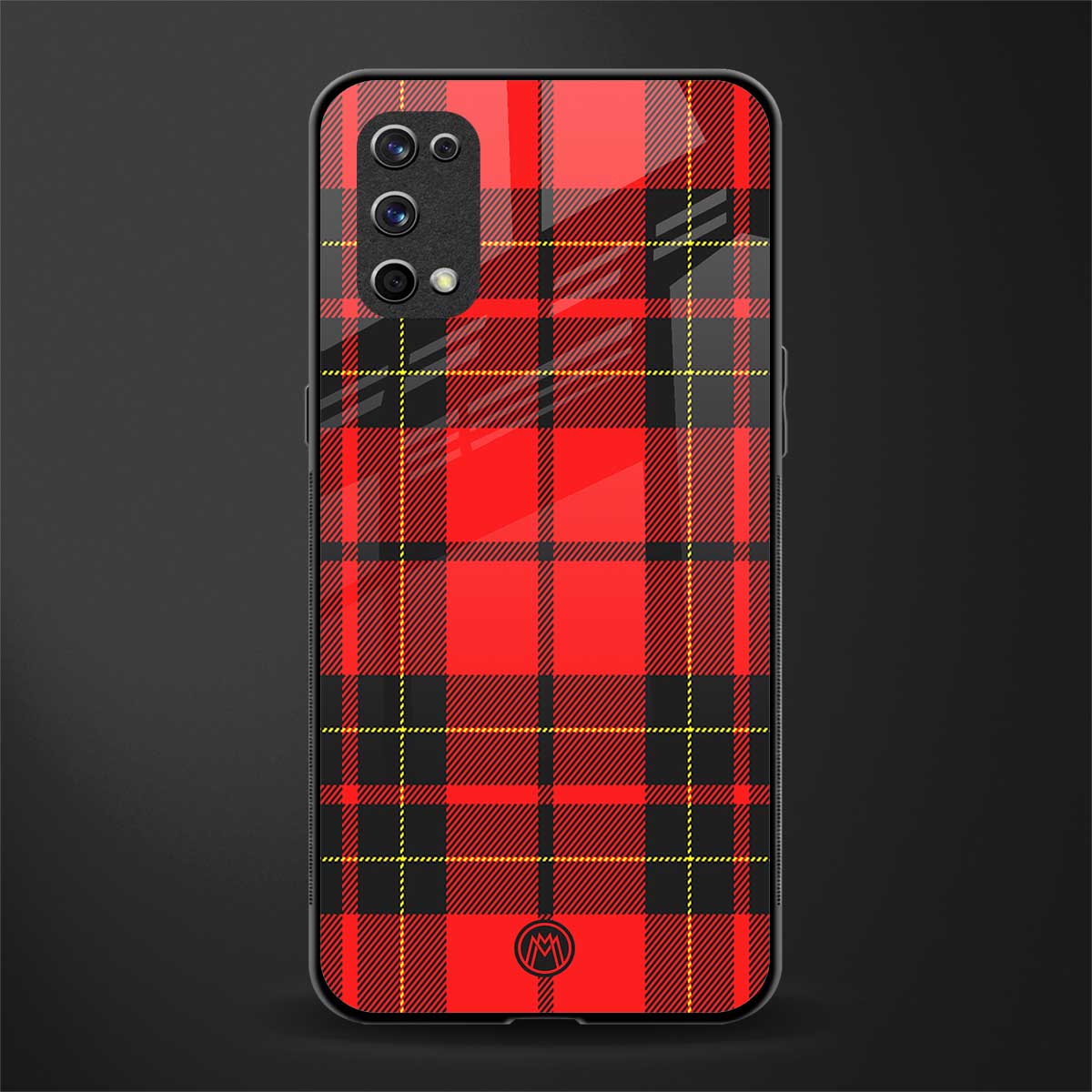 cozy red sweater glass case for realme x7 pro image
