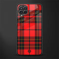 cozy red sweater glass case for samsung galaxy a12 image