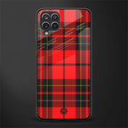 cozy red sweater glass case for samsung galaxy a12 image