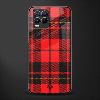 cozy red sweater glass case for realme 8 4g image