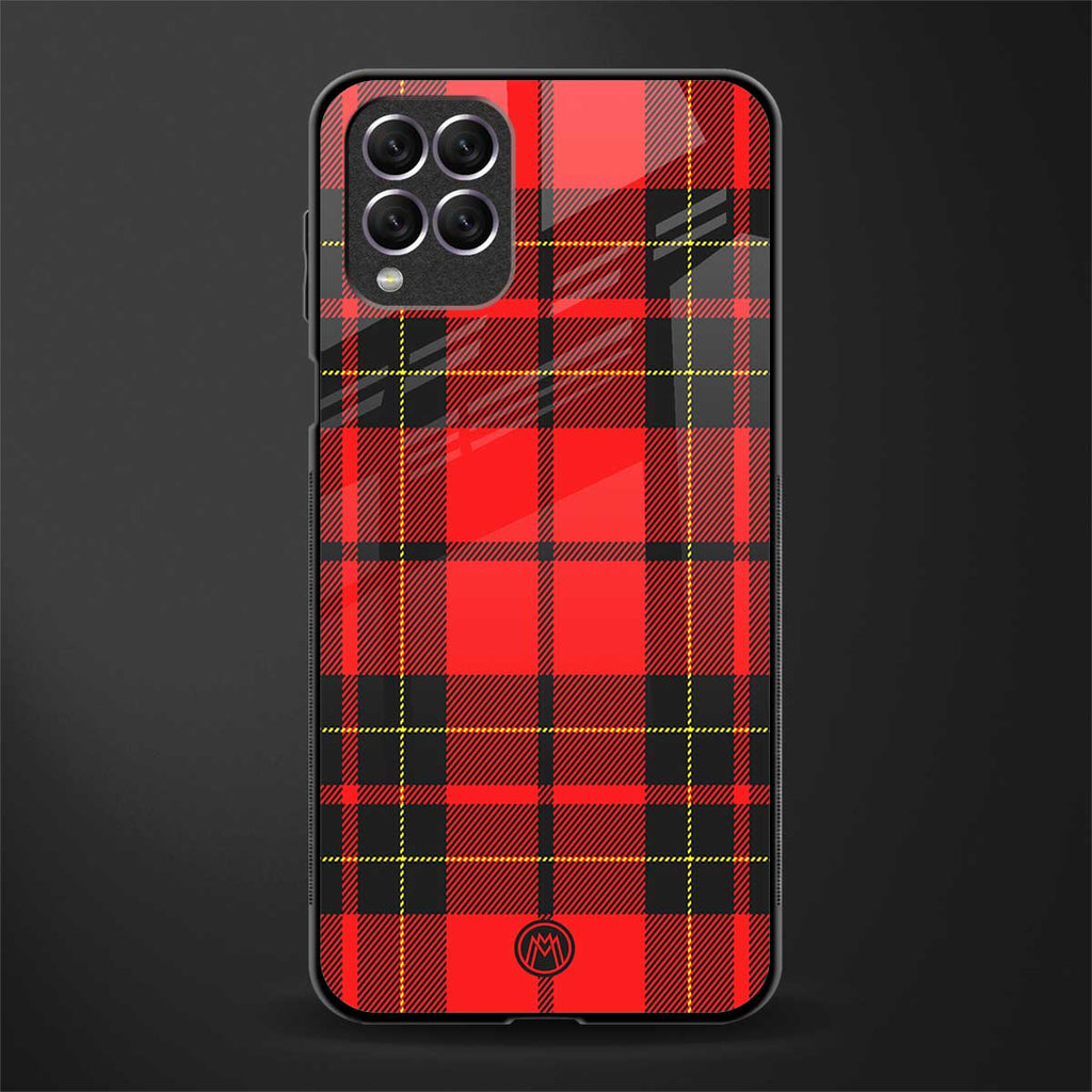 cozy red sweater glass case for samsung galaxy f62 image