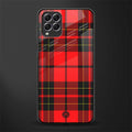 cozy red sweater glass case for samsung galaxy f62 image