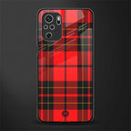 cozy red sweater glass case for redmi note 10s image