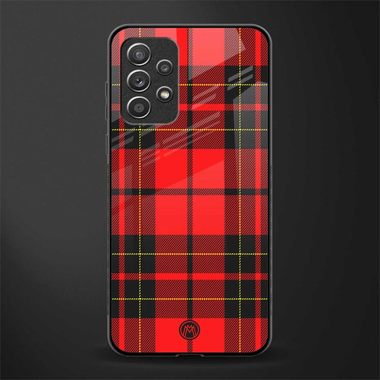 cozy red sweater glass case for samsung galaxy a52 image
