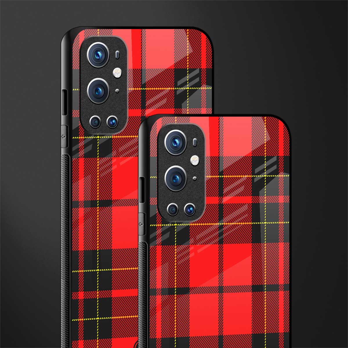 cozy red sweater glass case for oneplus 9 pro image-2