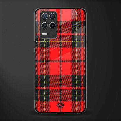 cozy red sweater glass case for realme narzo 30 5g image