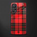 cozy red sweater glass case for mi 10t 5g image