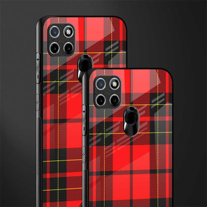 cozy red sweater glass case for realme c21 image-2