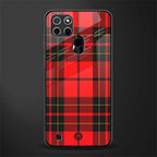 cozy red sweater glass case for realme c21 image