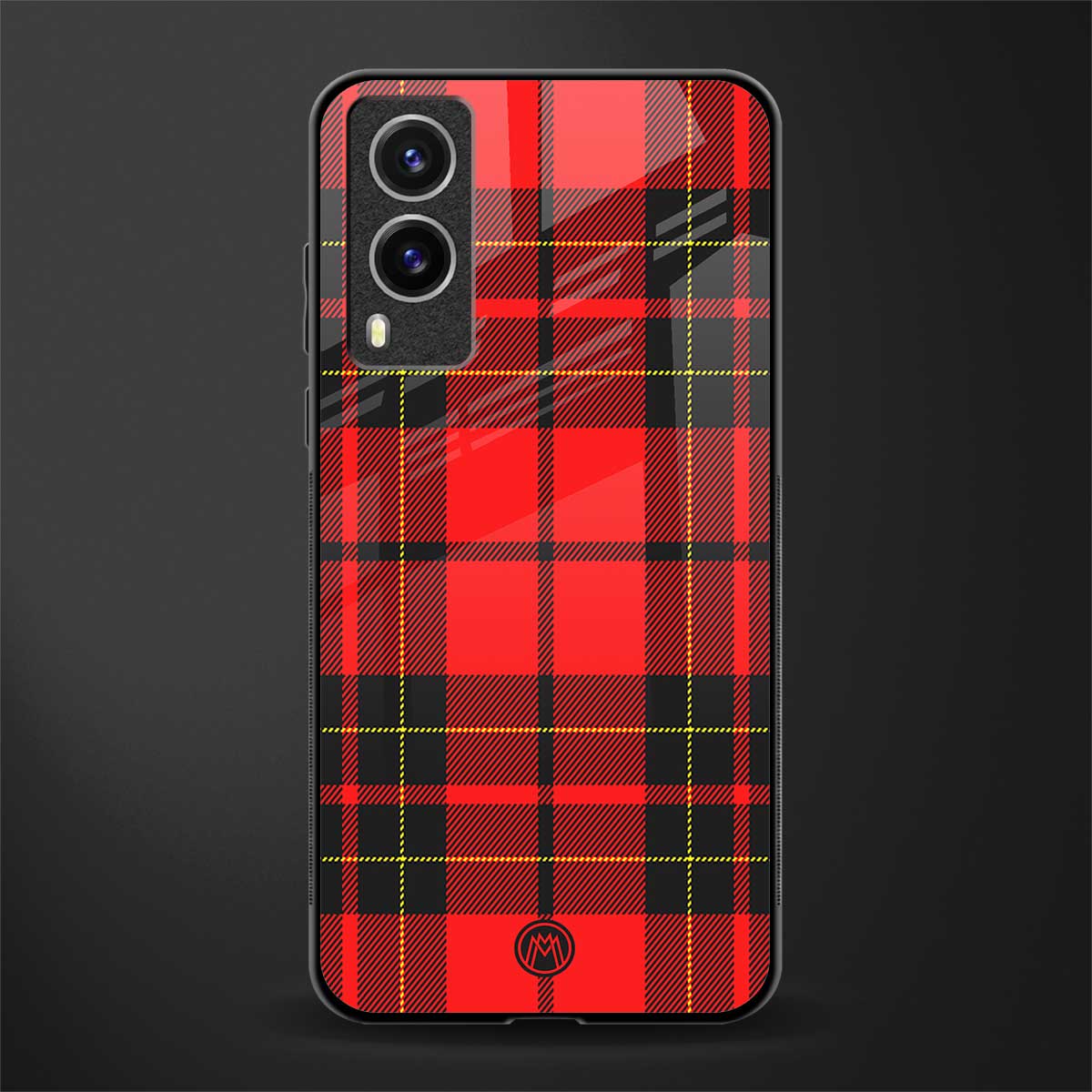 cozy red sweater glass case for vivo v21e 5g image