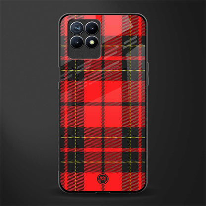 cozy red sweater glass case for realme narzo 50 image