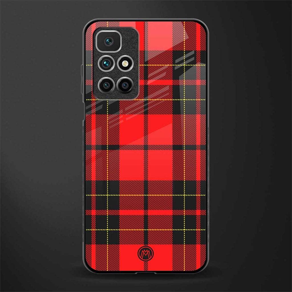 cozy red sweater glass case for redmi 10 prime image