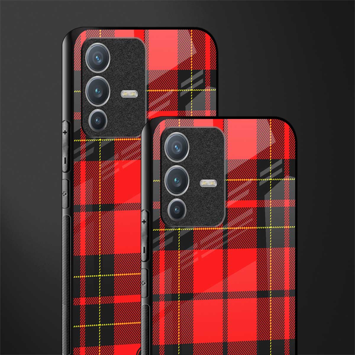 cozy red sweater glass case for vivo v23 pro 5g image-2