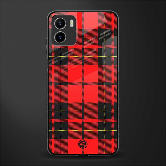 cozy red sweater glass case for vivo y15s image