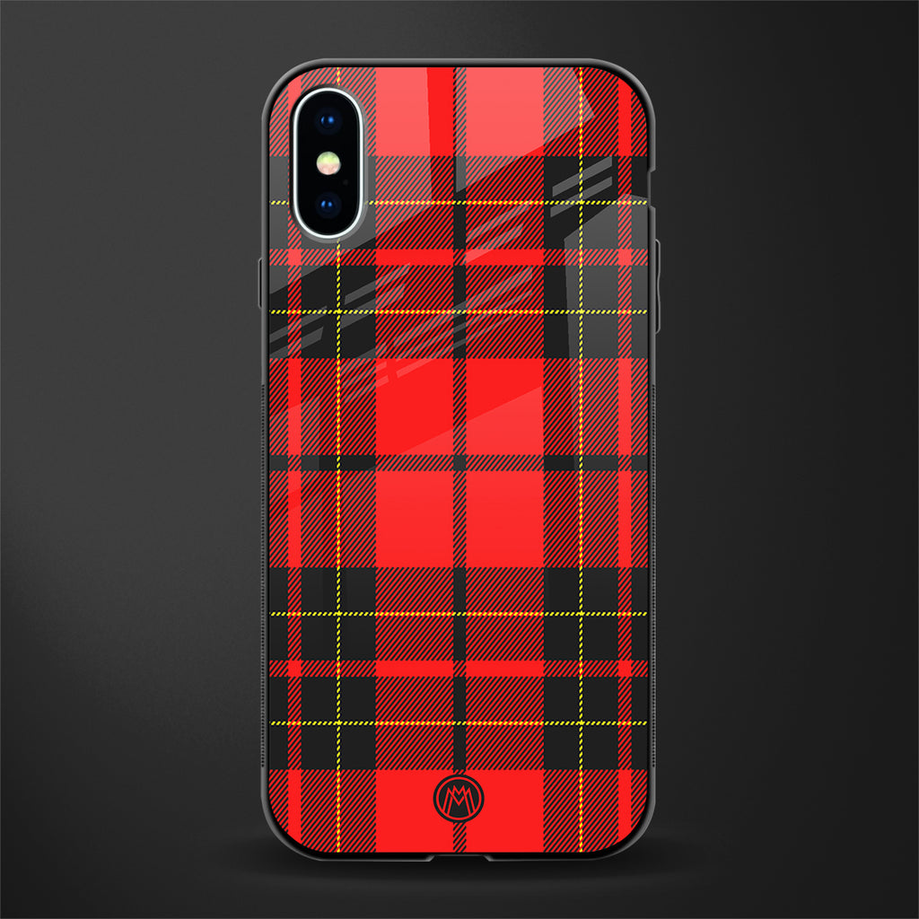 cozy red sweater glass case for iphone xs image