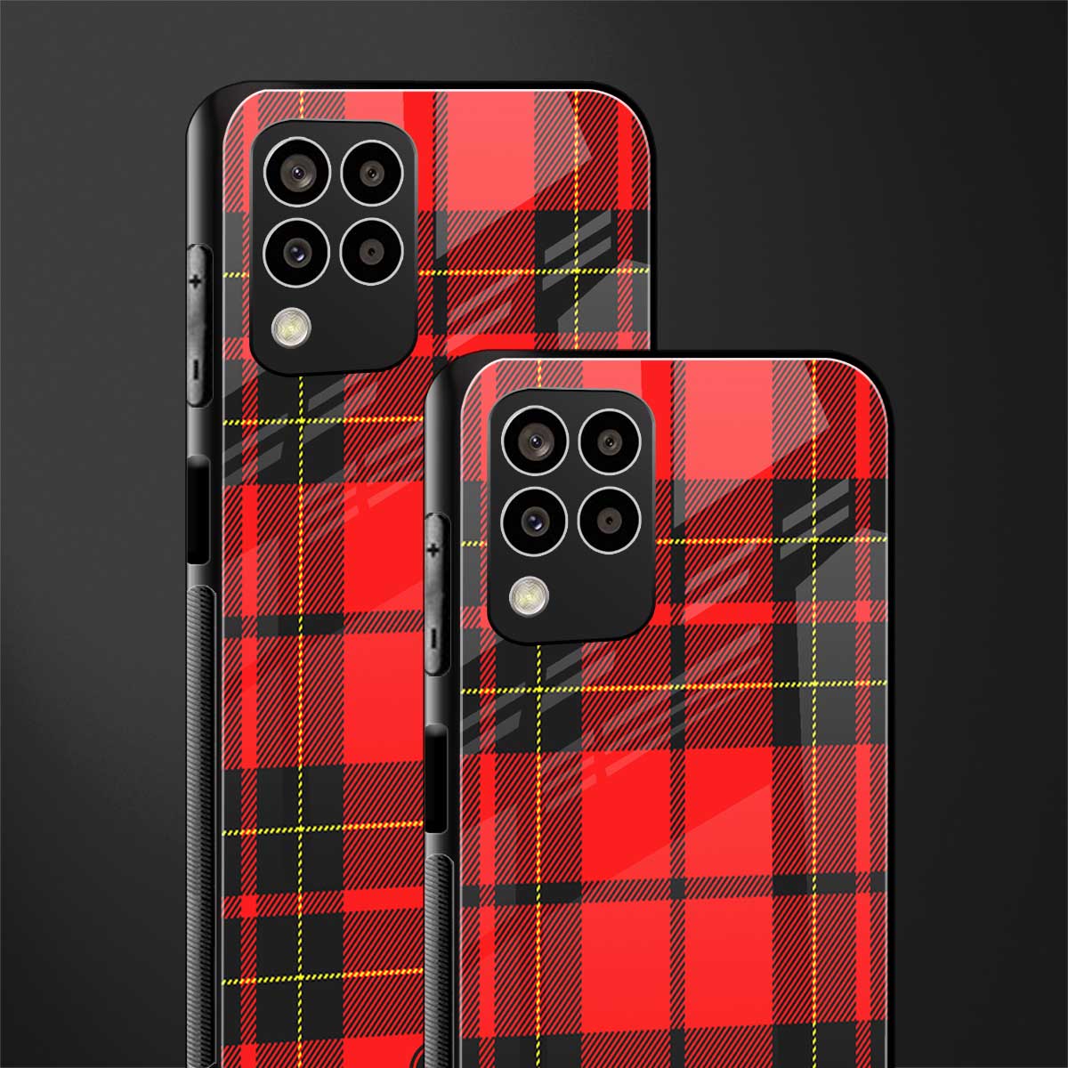 cozy red sweater back phone cover | glass case for samsung galaxy m33 5g