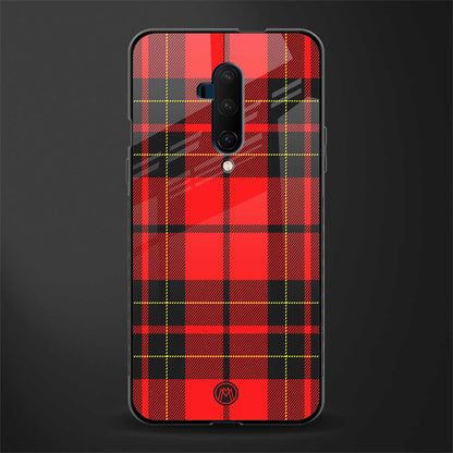 cozy red sweater glass case for oneplus 7t pro image
