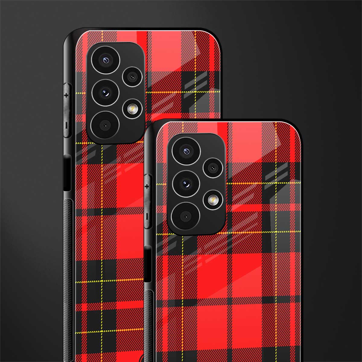 cozy red sweater back phone cover | glass case for samsung galaxy a13 4g