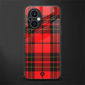 cozy red sweater back phone cover | glass case for oppo f21 pro 5g