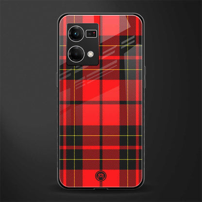 cozy red sweater back phone cover | glass case for oppo f21 pro 4g