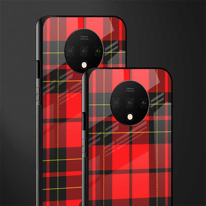 cozy red sweater glass case for oneplus 7t image-2