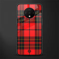 cozy red sweater glass case for oneplus 7t image