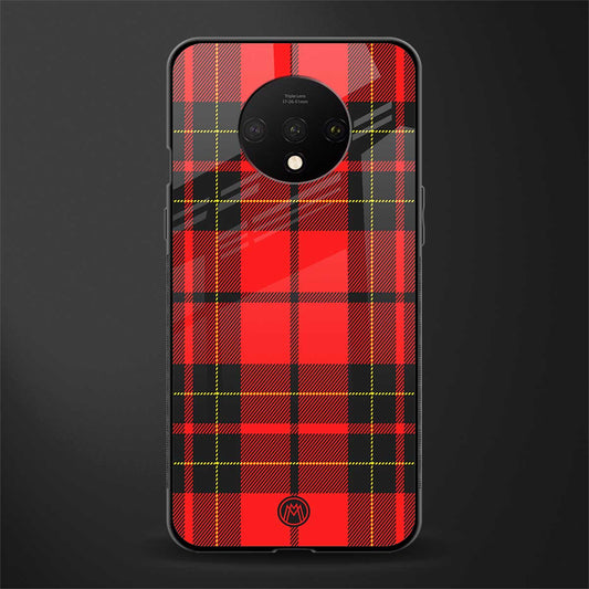 cozy red sweater glass case for oneplus 7t image