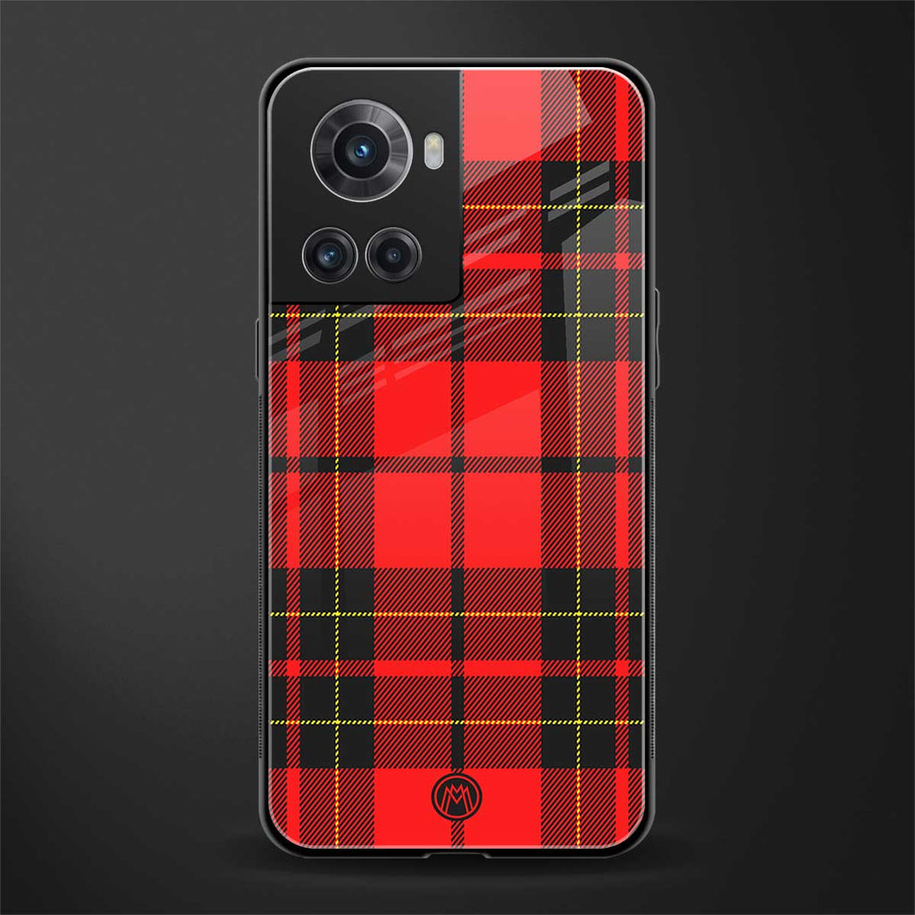 cozy red sweater back phone cover | glass case for oneplus 10r 5g