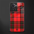 cozy red sweater back phone cover | glass case for oneplus 10r 5g
