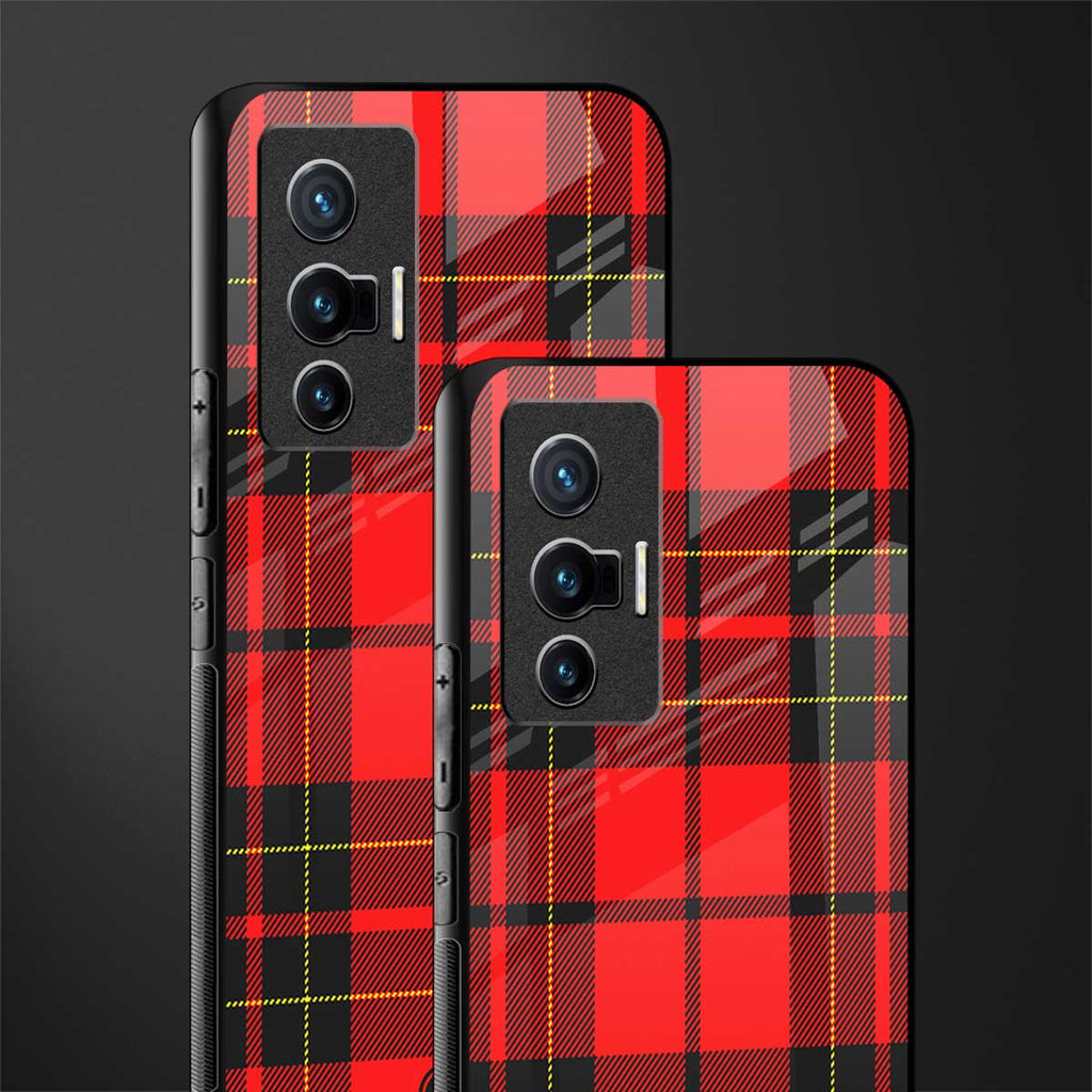 cozy red sweater glass case for vivo x70 image-2