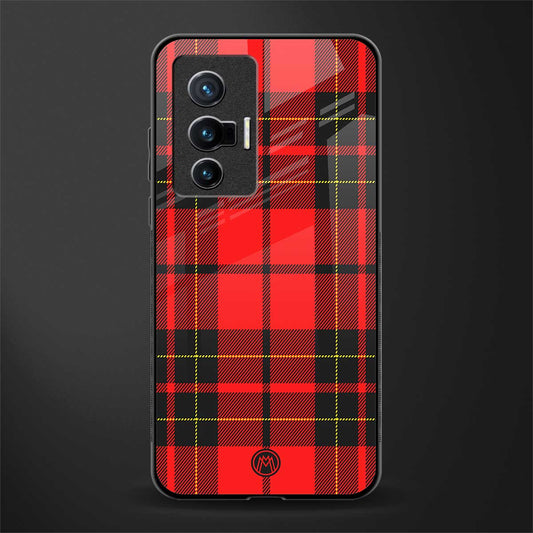 cozy red sweater glass case for vivo x70 image