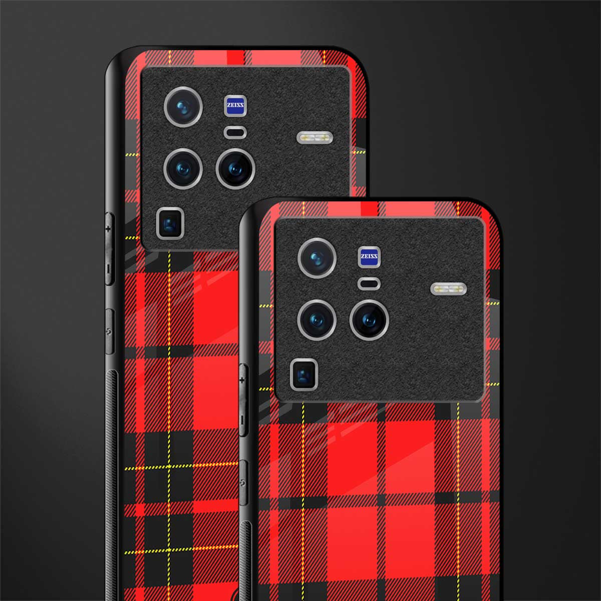 cozy red sweater glass case for vivo x80 pro 5g image-2