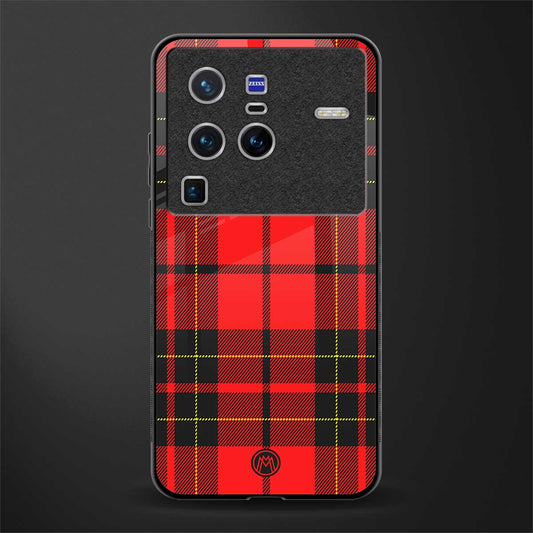 cozy red sweater glass case for vivo x80 pro 5g image