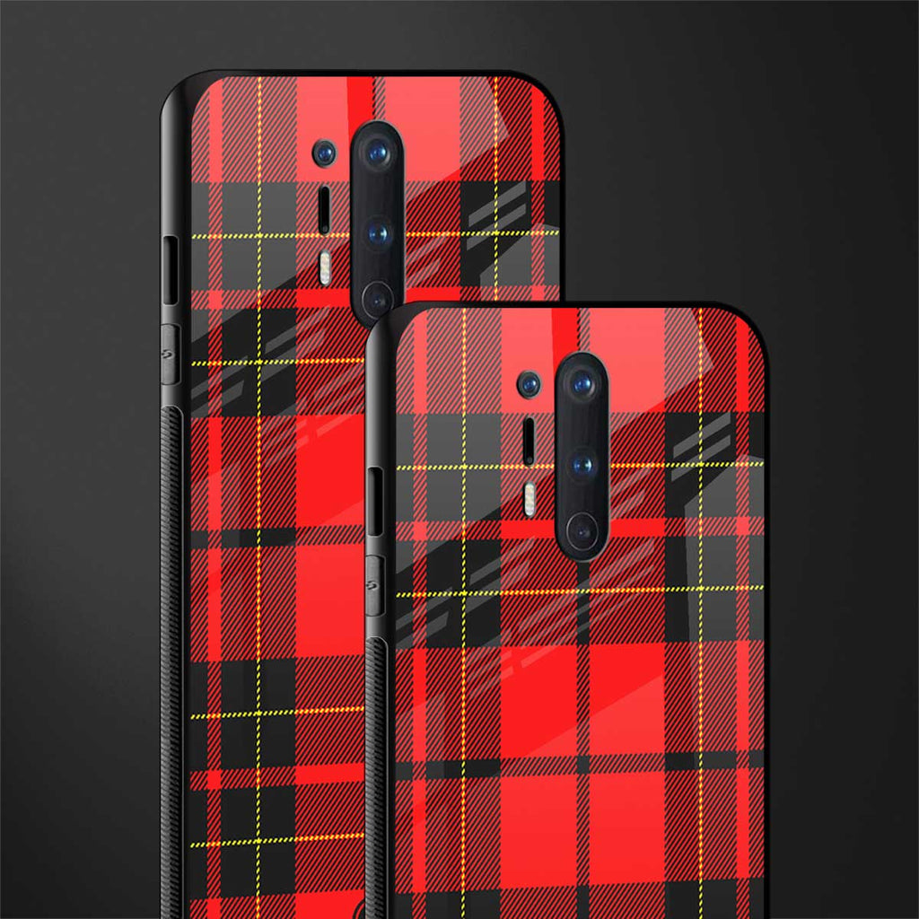 cozy red sweater glass case for oneplus 8 pro image-2