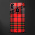 cozy red sweater glass case for samsung a11 image