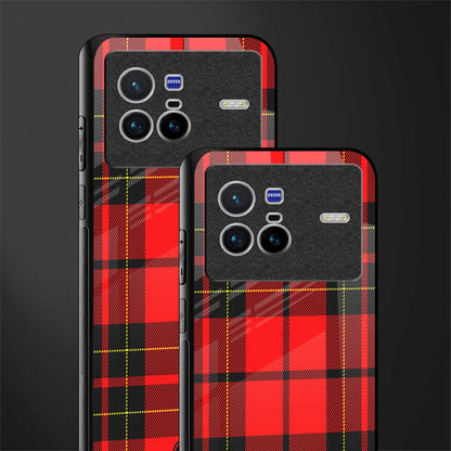 cozy red sweater glass case for vivo x80 image-2
