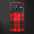 cozy red sweater glass case for vivo x80 image