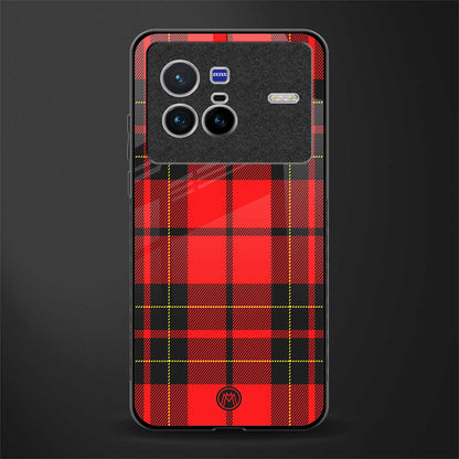 cozy red sweater glass case for vivo x80 image
