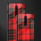 cozy red sweater glass case for oneplus 8 image-2