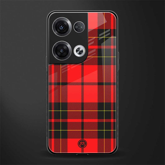 cozy red sweater back phone cover | glass case for oppo reno 8