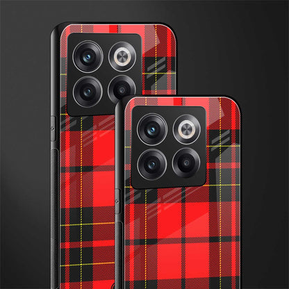 cozy red sweater back phone cover | glass case for oneplus 10t