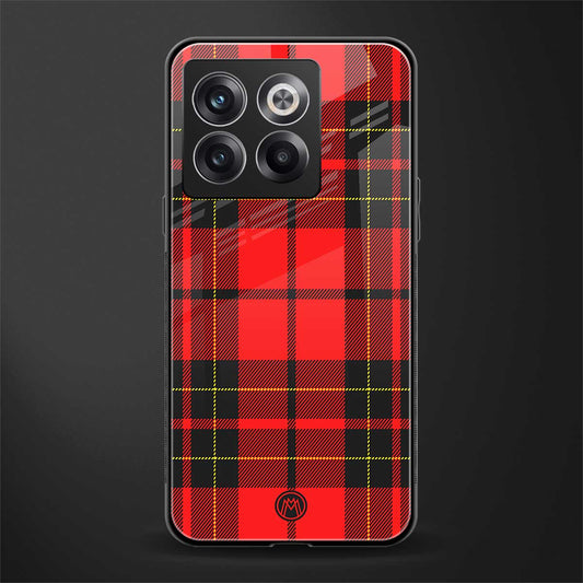 cozy red sweater back phone cover | glass case for oneplus 10t