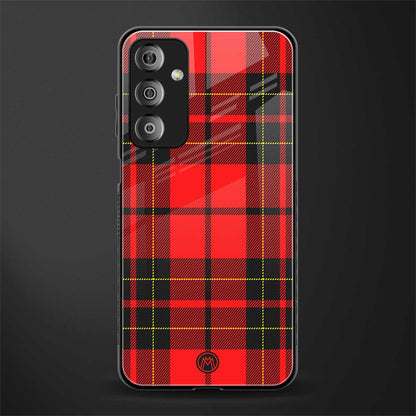 cozy red sweater back phone cover | glass case for samsung galaxy f23 5g